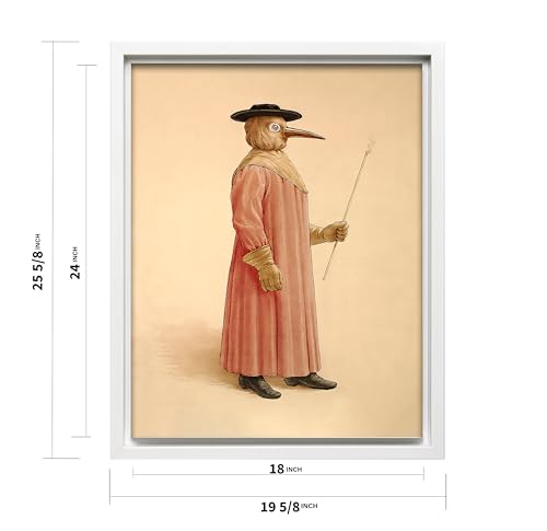 Vintage Plague Doctor Canvas