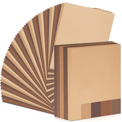 200 Sheets 5 Shades Cardstock Paper (200 Count)