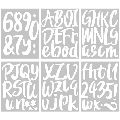 576 Pcs 8 Sheets Letters Stickers Vinyl Alphabet Number Decals Back to School Supplies for Water Bottles Cups Mailbox Scrapbooking Bulletin Board Classroom Decor (8 Count)