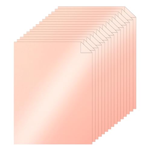 40 Sheets Pink Shimmer Cardstock 8.5 x 11 Crafts Paper 75lb (40 Count)