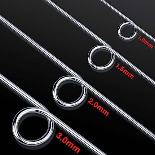 95FT 14 Gauge Bendable Silver Aluminum Craft Wire for Jewelry Making Craft (95 Foot)