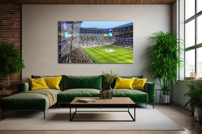 Tottenham Hotspur Stadium Tempered Glass Wall Art Painting for Living Room