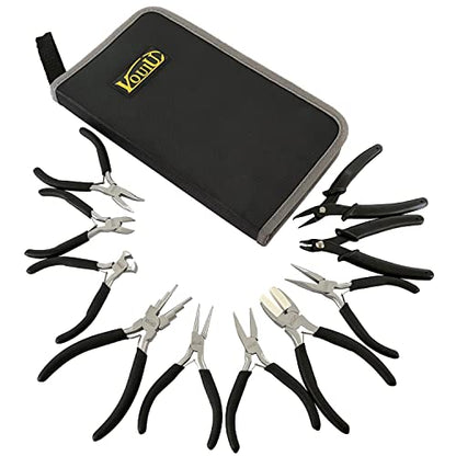 10 Piece Jewelry Pliers Set Jewelry Making Tools (10 Count)