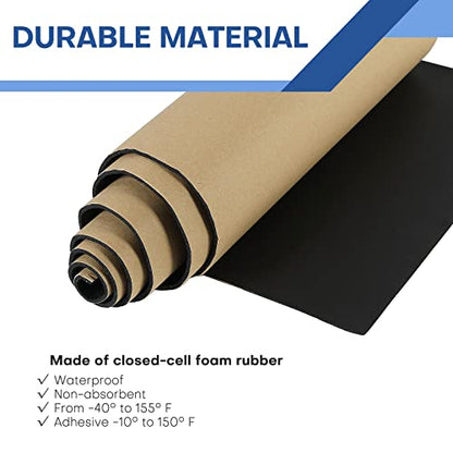 Sponge Neoprene Roll with Adhesive