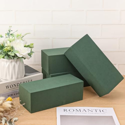 8 PCS Green Floral Foam Blocks