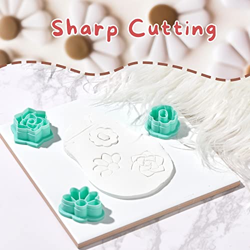 Flower Shape Polymer Clay Cutters Set