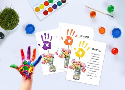 Tulips Flower Handprint Craft DIY Kit