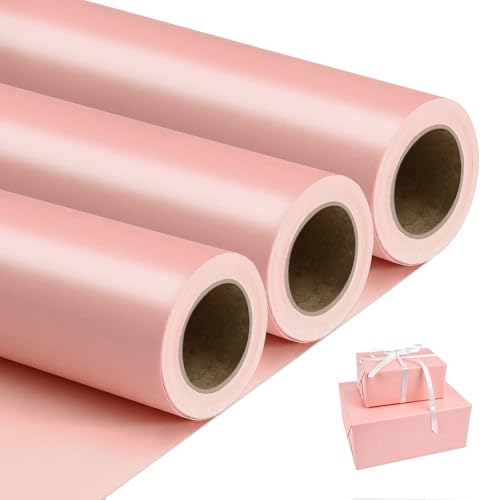 Pink Matte Wrapping Paper (139.4 Sq Ft)