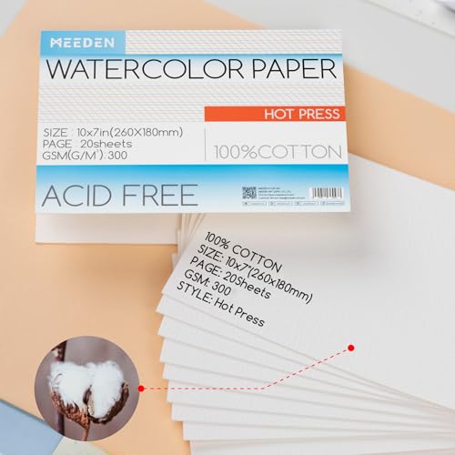 Cotton Watercolor Paper Block
