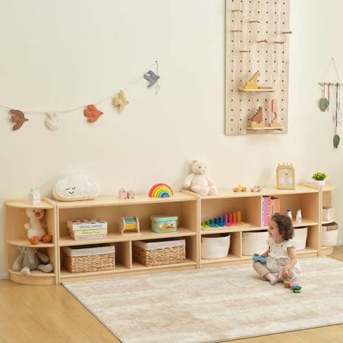 5 Compartment Wooden Storage Cabinet (5 Count)