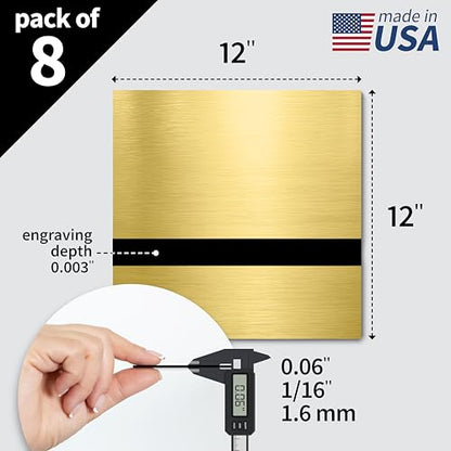Metallic Looking Acrylic Sheet (8 Count)