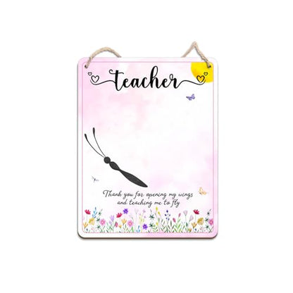 DIY Butterfly Handprints Craft Sign Gift for Daycare PreK Preschool Kindergarten Teacher