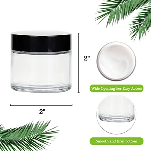 2oz Glass Jars with Lids (30 Count)