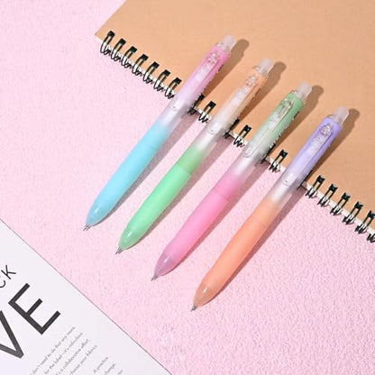 4P Erasable Gel Pens & 10 Pcs Refills (14 Count)