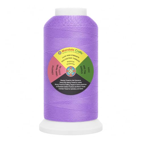Lilac Tex 90 Polyester Heavy Duty Thread for Upholstery