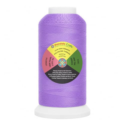 Lilac Tex 90 Polyester Heavy Duty Thread for Upholstery