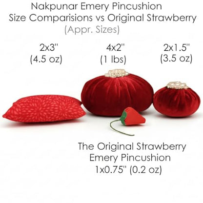 Emery Sewing Pincushion Filled with Abrasive Emery Sand