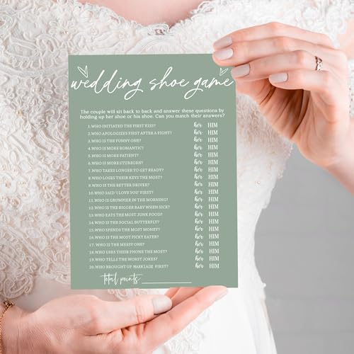 Bridal Shower Games Cards