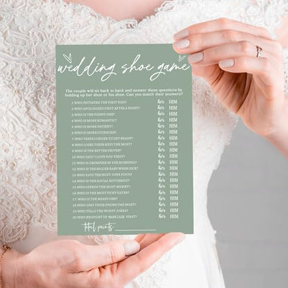 Bridal Shower Games Cards