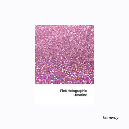 Resin Glitter Pink Holographic 100g Polyurethane & Epoxy Glitter (3.5274 Ounce)