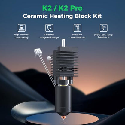 Official K2 K2 Pro Ceramic Heating Block Hotend Kit
