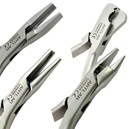 4 Pliers Types for Metal Forming (4 Count)
