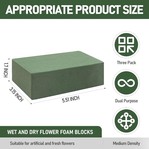 3 Pack Floral Foam Blocks