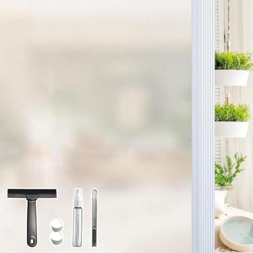 Window Privacy Film Frosted Stripe Window Film