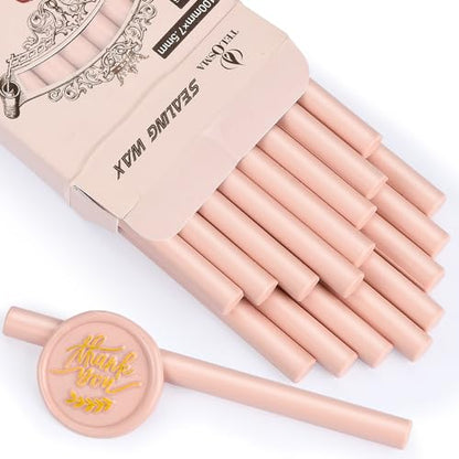 16 PCS Dirty Pink Glue Gun Sealing Wax Sticks for Mini Glue Gun (16 Count)