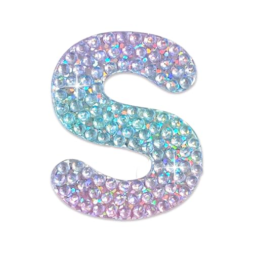 Sparkly Rhinestone Alphabet Letter Sticker S