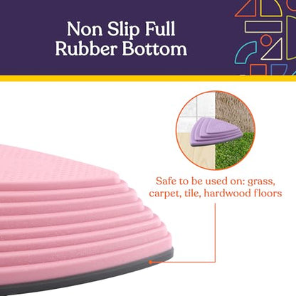 10 Stepping Stones for Kids Indoor and Outdoor Balance Blocks Promote Coordination (10 Count)