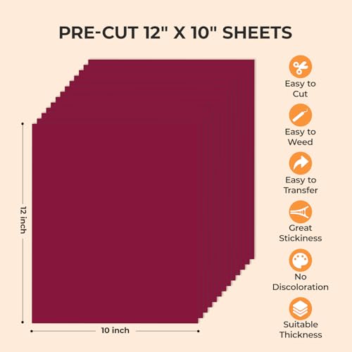 Maroon Heat Transfer Vinyl