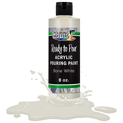 Pouring Masters Bone White Ready to Pour Acrylic Pouring Paint (8 Fl Oz)