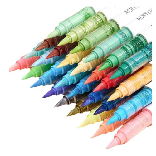 Acrylic Paint Markers 126 Colors Brush Tip (126 Count)