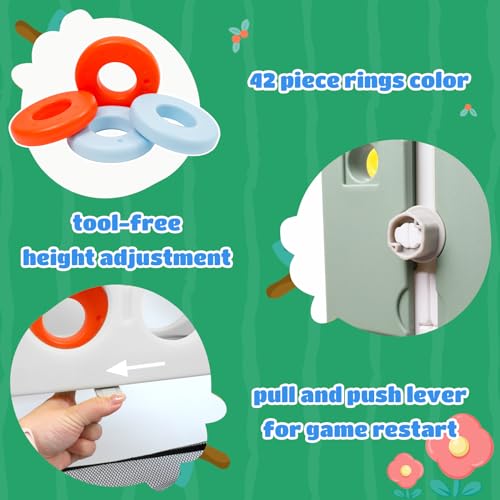 Giant 4 in-A-Row Connect Game Set, White