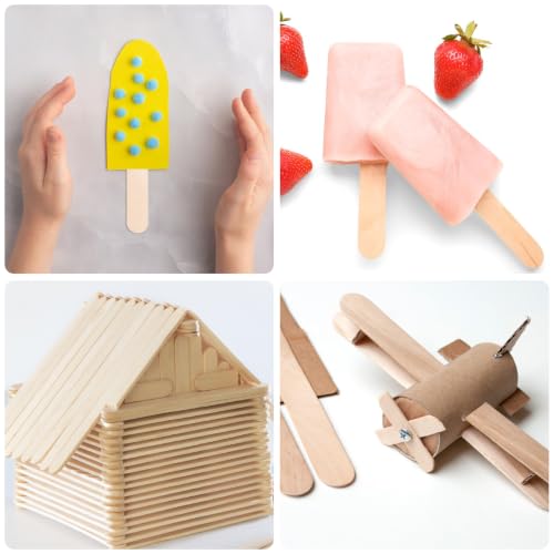 1500 Pcs Wooden Wax Sticks 6 (1500 Count)