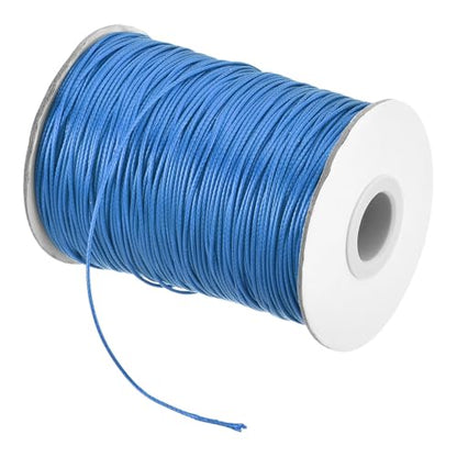 Waxed Cord 1mm Waxed Polyester Cord 175 Yard Wax String for Bracelet Making