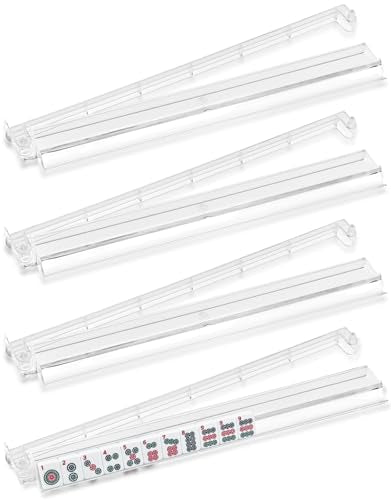Mahjong Racks with Pushers Set of 4