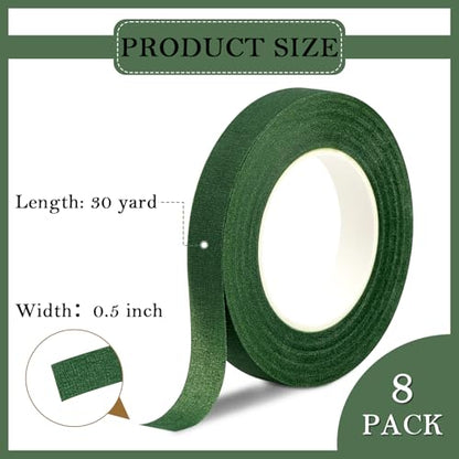 8 Rolls Floral Tape (720 Foot)