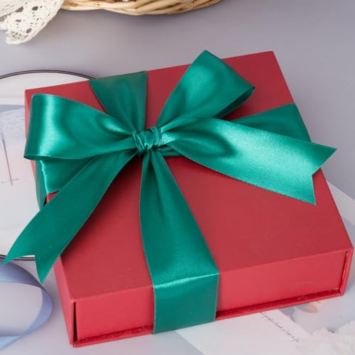 1 1 2 Inch Teal Solid Satin Ribbon for Gift Wrapping