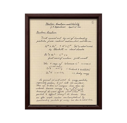 Oppenheimer Canvas