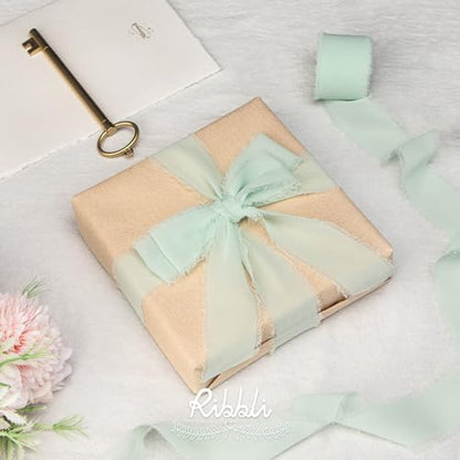 Mint Green Chiffon Ribbon 1 (60 Foot)