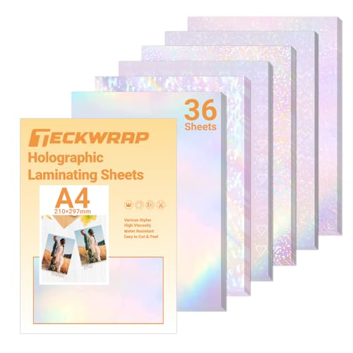 Holographic Sticker Paper Laminating Sheets
