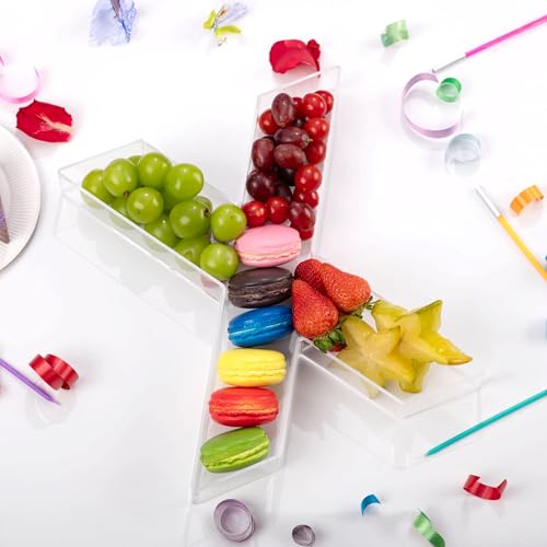 11" Clear Acrylic Letter & Number Charcuterie Tray