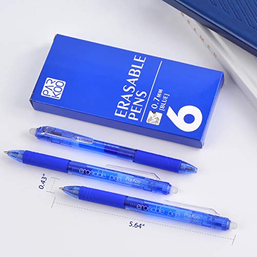 Retractable Erasable Gel Pens Clicker (6 Count)