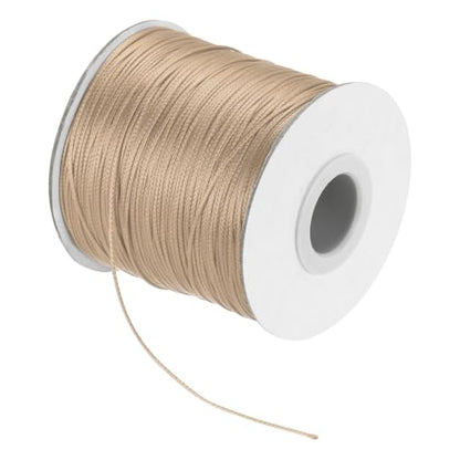 Waxed Cord 0.5mm Waxed Polyester Cord 175 Yard Wax String for Bracelet Making
