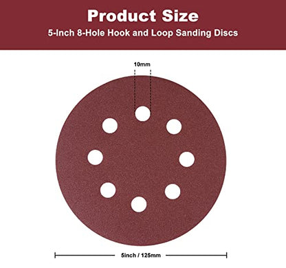 150 PCS Sanding Discs 5 (150 Count)