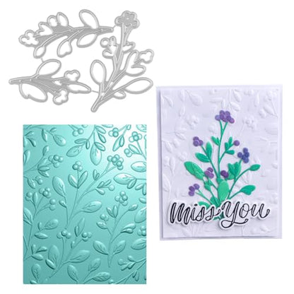 3D Embossing Folder and Metal Die Set for Card Making