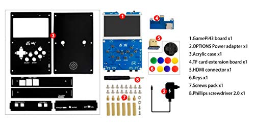 GamePi43 Accessories Kit for Raspberry Pi 4B