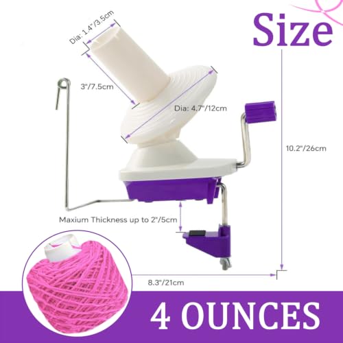 Yarn Ball Winder for Crocheting Knitting